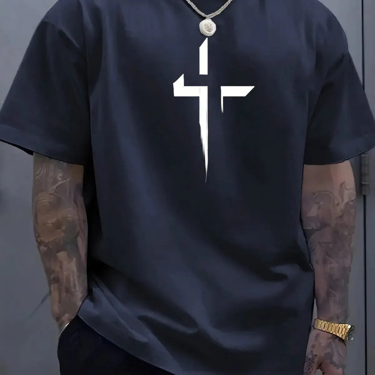 Men's Printed Casual T-shirt – Street Style