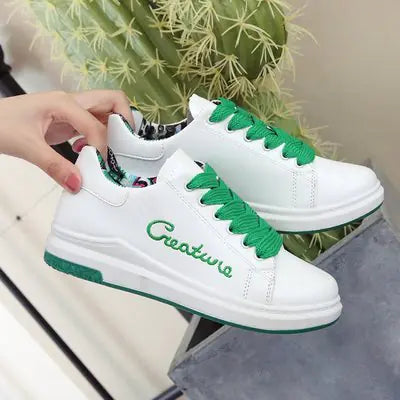 White Sneakers, Flat Shoes for Students