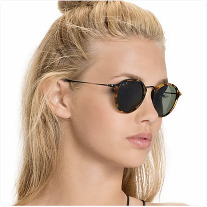 Metal Round Retro Sunglasses