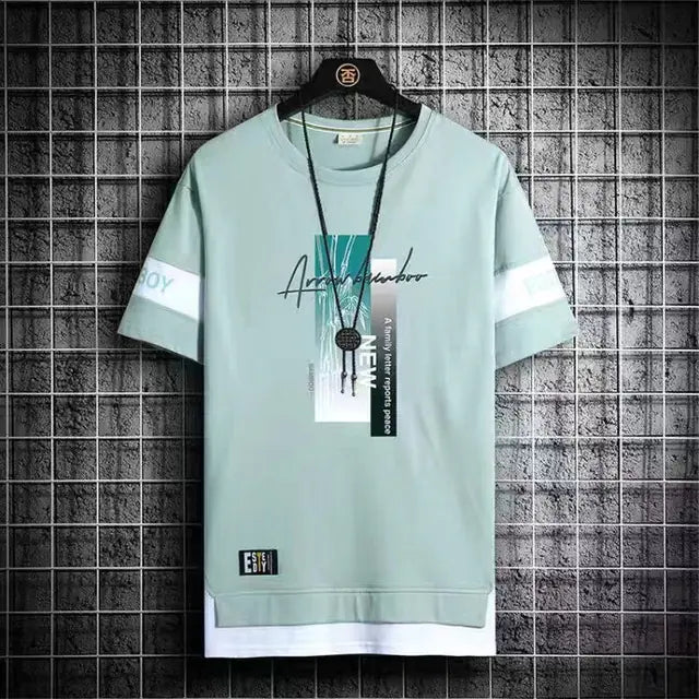 2024 Men's Korean Fashion Summer Short Sleeve T-Shirts