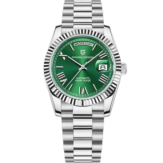 LACZ DENTON Pagani Design DD36 Mens Watches Luxury Automatic Watch Men AR Sapphire Glass Mechanical Wristwatch Men 10Bar ST16 Movement