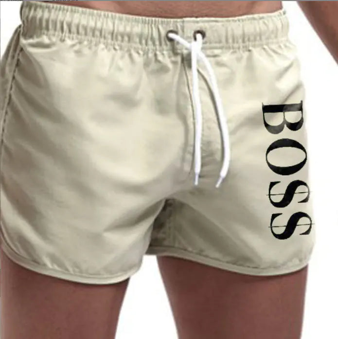 Men's Fashion Beach Shorts - Multi-Color Polyester Shorts
