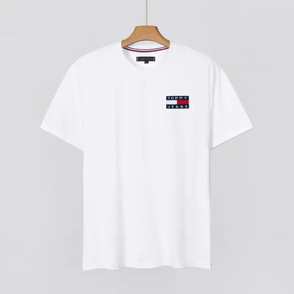 Tommy Men's Short Sleeve Cotton Crew Neck T-Shirt