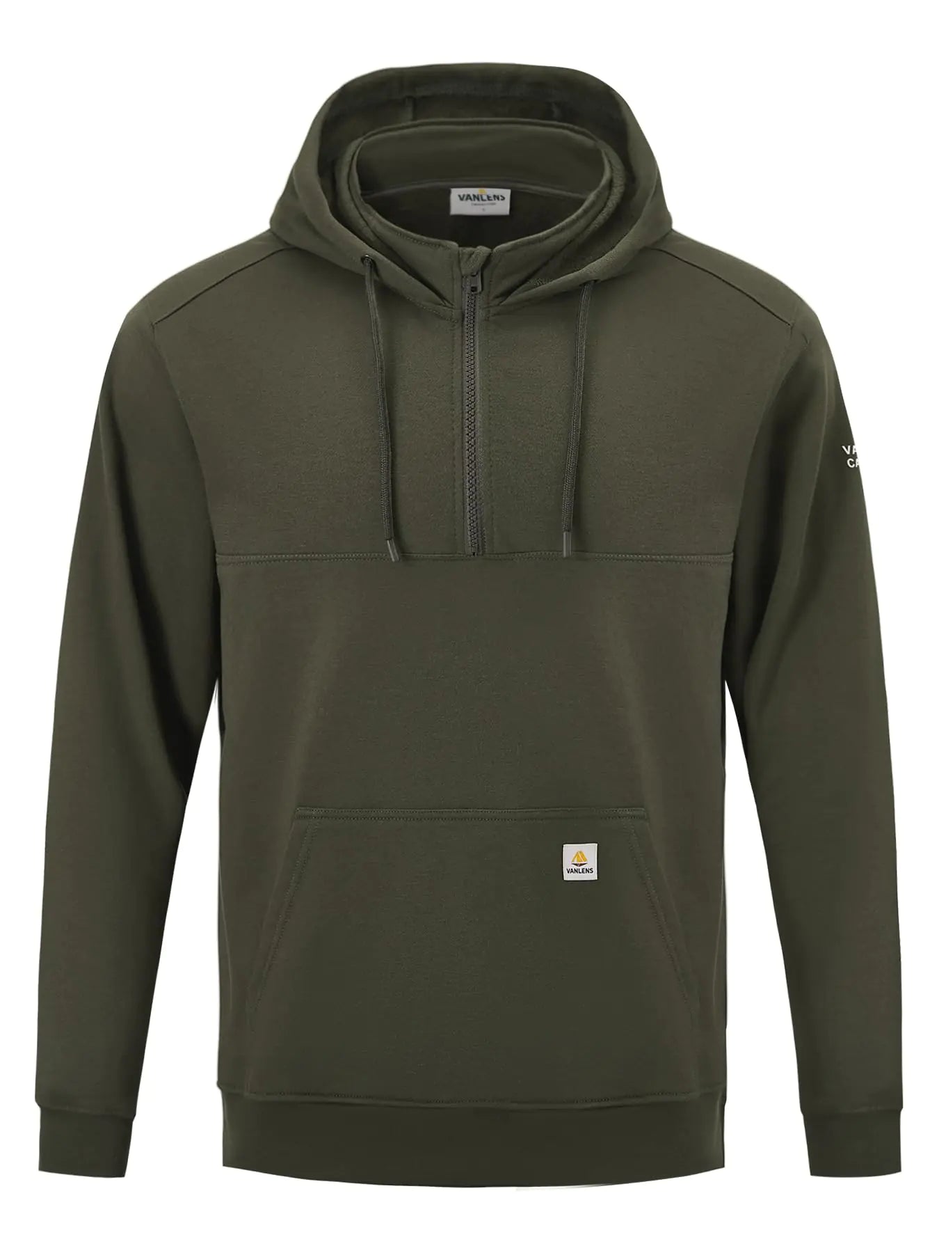VANLENS FR Hoodies for Men 10.5oz Quarter-Zip Heavyweight FR Sweatshirt Mens Flame Resistant Hoodies