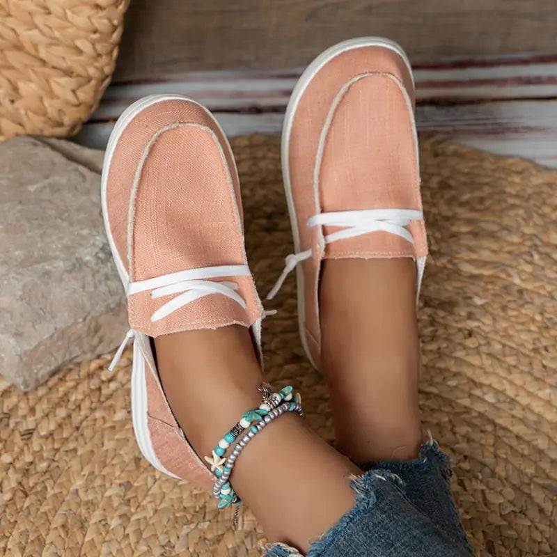 Casual Lightweight Slip-On Canvas Shoes for Women