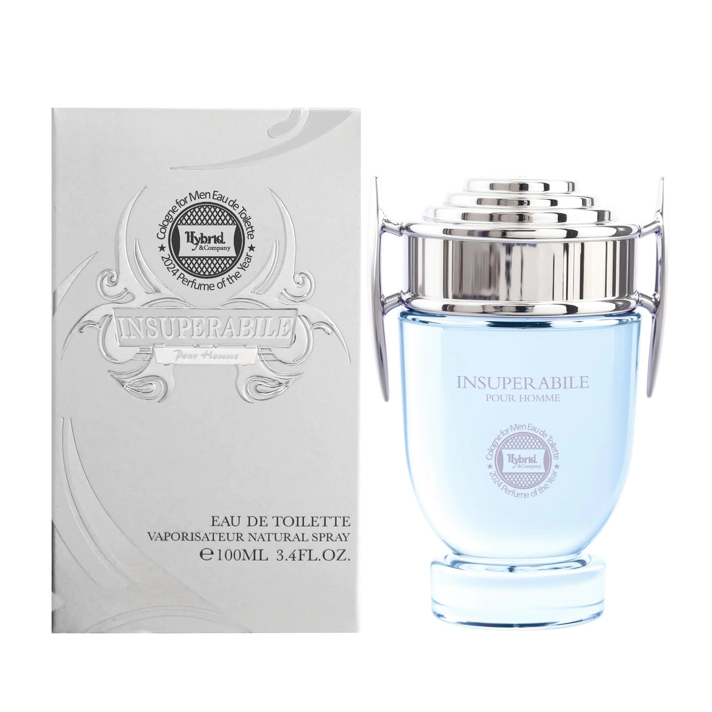 Hybrid & Company Courageous Pour Homme For Men Eau De Parfum Insuperabile Natural Spray 3.4 Fl Oz