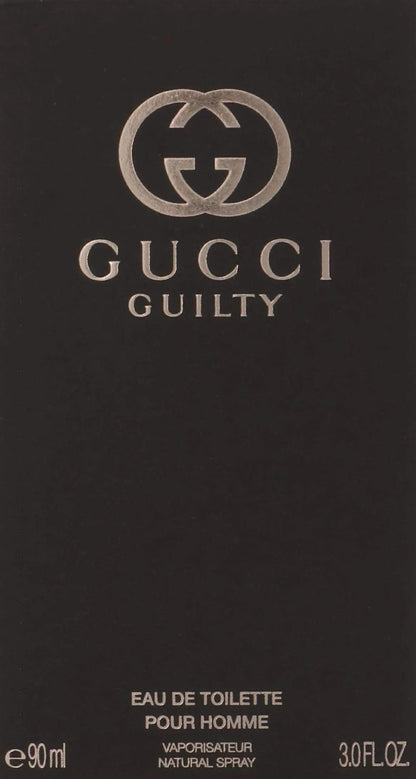 Gucci Guilty by Gucci for Men Eau de Toilette Spray 3 Fl Oz (Pack of 1)