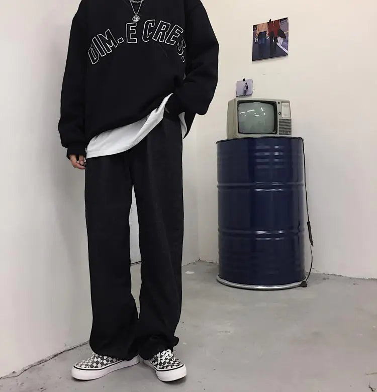 Wide-Leg Jeans Pants
