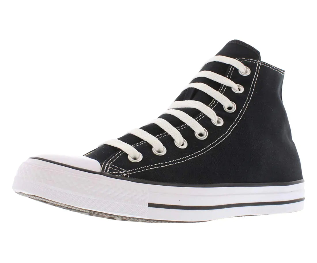 Converse Chuck Taylor All Star High Top Sneaker Black (White Sole) Size 8