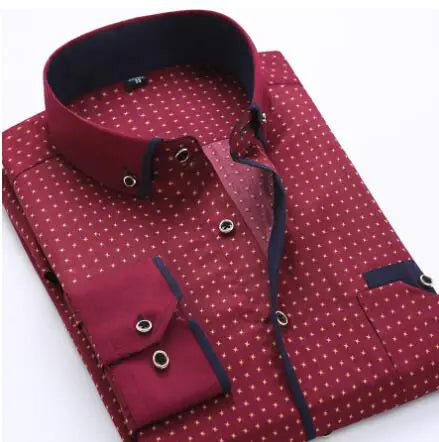 Men's Slim Fit Casual Cotton Shirts for Daily Wear