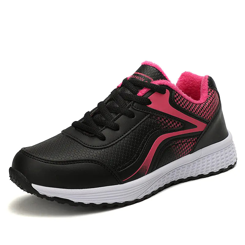Breathable Flat Sports Shoes for Women - Comfortable Travel