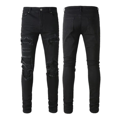 Men's Black Hole Jeans
