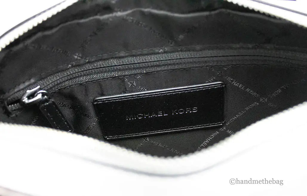 תיק צד קטן לבן של מייקל קורס דגם Cooper של Michael Kors