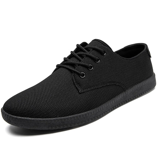 YRLTYO Mens Casual Dress Shoes - for Men Slip On Shoes for Men Black Business Casual Sneakers for Men Loafers Breathable Mesh Gym Workout Tennis Shoes Running Shoes Walking Shoes Black Size 6
