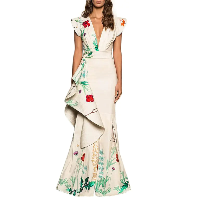 Elegant Mermaid Evening Gown Dress