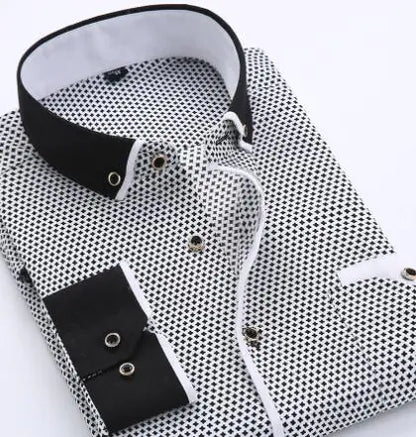 Men's Slim Fit Casual Cotton Shirts for Daily Wear