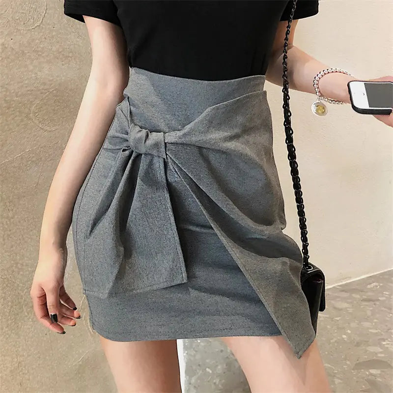 Fashion Women’s Irregular Short Skirt, Bodycon Midi Skirt