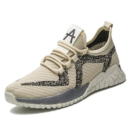 Fashionable Outdoor Men's Breathable Knit Sneakers
