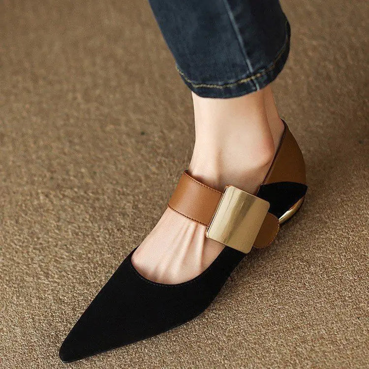 2023 Spring Autumn French Style Mary Jane Shoes for Women