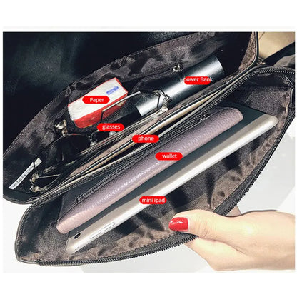 Luxury Leather Evening Clutch Bag for Women