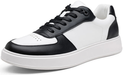 Jousen Mens Sneakers Fashion Dress Sneakers for Men Lightweight Mens Casual Shoes Blackwhite (AMY5133 Blackwhite 08)
