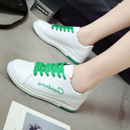 White Sneakers, Flat Shoes for Students