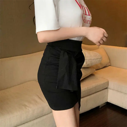Fashion Women’s Irregular Short Skirt, Bodycon Midi Skirt