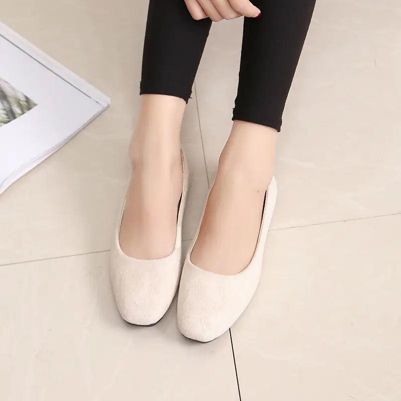 Spring Autumn Comfortable Flat Slip-On Shoes for Women