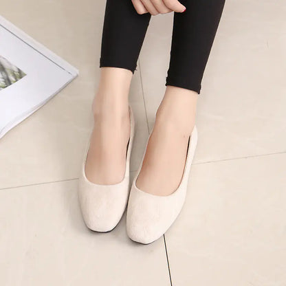 Spring Autumn Comfortable Flat Slip-On Shoes for Women