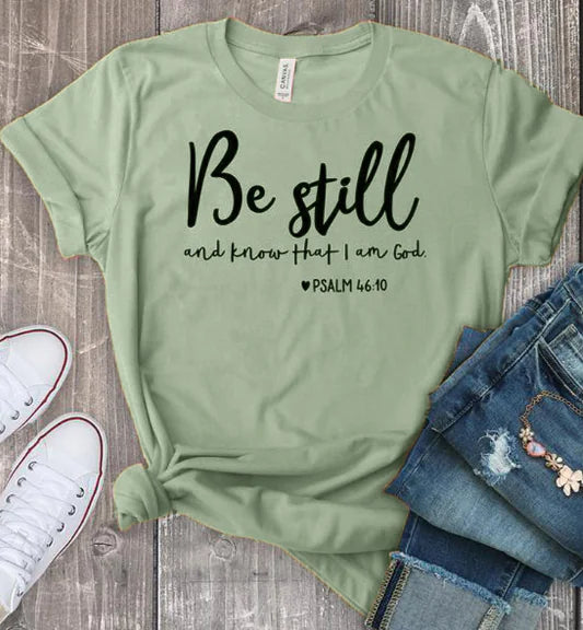 Letter T English Short Sleeve T-Shirt