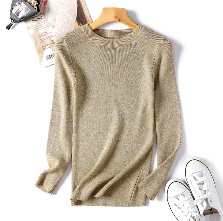 Sweater, Round Neck Sweater, Base Layer Top