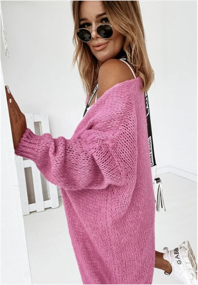 Loose Cardigan Sweater