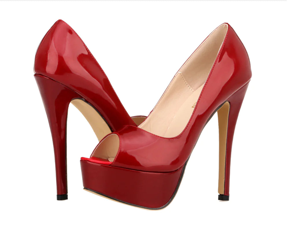 New Summer Autumn Nude Color High Heel Bridal Shoes