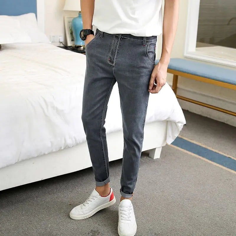 Men's Cropped Jeans
