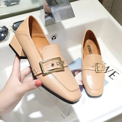 Chic Retro Mid-Heel Women's Shoes - Spring 2020 Style