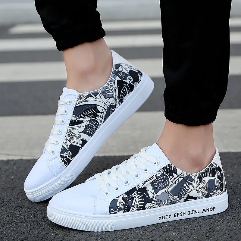 Canvas Sneakers for Men - Casual Footwear