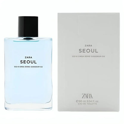 Zara Man Seoul 532-8 Sinsadong Gangnam-Gu Cologne for Men Fragrance EDT Eau De Toilette 90 ML (3.04 FL OZ)