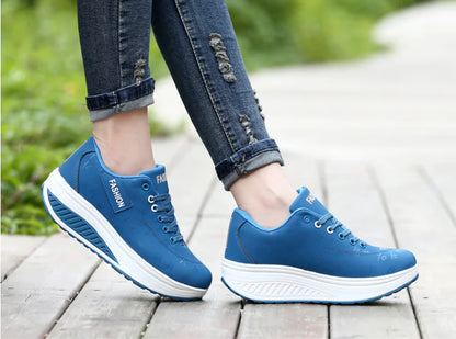 Thick-Soled Rocking Shoes for Casual Sports and Travel
