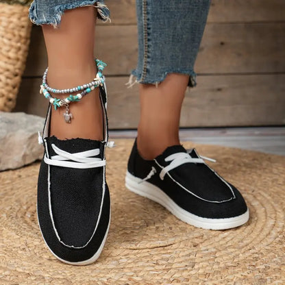 Casual Lightweight Slip-On Canvas Shoes for Women