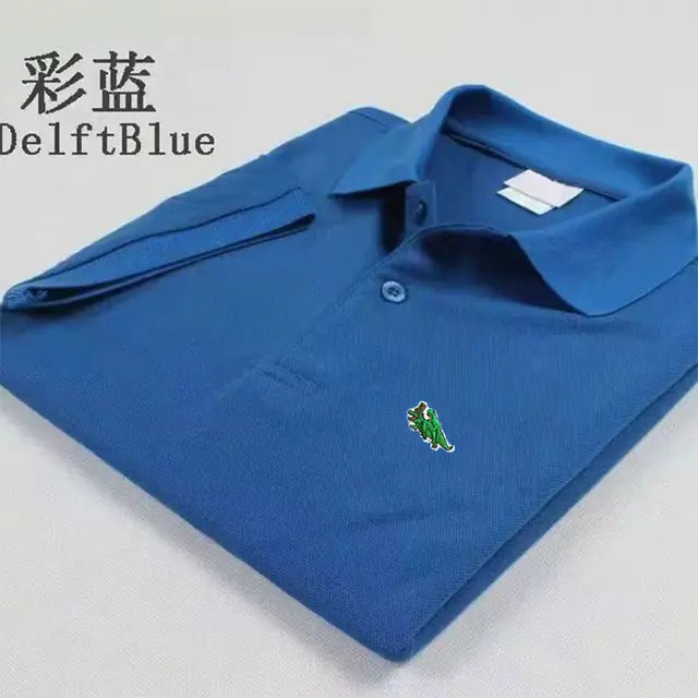 High-End Casual Embroidered Men's Polo Shirt 2024