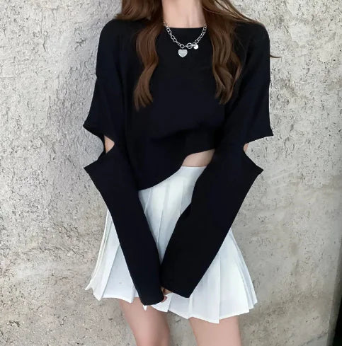 Long Sleeve T-Shirt, Knit Sweater Hoodie